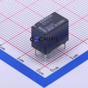 G5V-1-DC12 Signal Relay DIP,7.3x12.3mm Relay 12V 1 Changeover: 1C (SPDT-Changeover)::: 60V-DC/125V-AC Silver + Gold Plated - Product Image 1