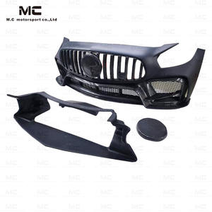 Kit carrosserie Aero pour Benz <span class=keywords><strong>AMG</strong></span> <span class=keywords><strong>GTS</strong></span> 2015-2021 Demi-carbone Facelift I Style Kit pare-chocs pour Mercedes Benz <span class=keywords><strong>AMG</strong></span> <span class=keywords><strong>GTS</strong></span> Pare-chocs avant - Product Image 3