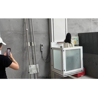 Load 1ton Electric Small Cargo Elevator 2m-10meters Hydraulic Lifting Platform Home Elevator Guide Rail Hoist Manned Elevator