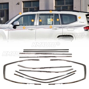<b>Car</b> Window <b>Decorative</b> Strip Stainless Steel Door Frame Exterior For Toyota Land Cruiser 2005-2011 Body Kit <b>Car</b> Accessories - Product Image 4