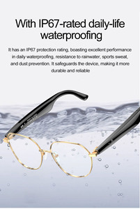 Gafas Inteligentes con Auriculares Integrados, Asistente IA ChatGPT 4.0, Traducción en Tiempo Real, Música, Altavoz BT, Resistencia al Agua IP67, Táctil - Product Image 4