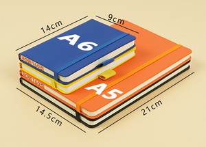 Calendario de negocios de oficina de alta calidad, planificador, diario, tamaño A6, cierre elástico a prueba de desgaste, Material de madera PU impreso - Product Image 6