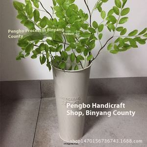 Florero retro moderno del barril <span class=keywords><strong>de</strong></span> la flor del hierro labrado decoración casera con las flores secas Fábrica <span class=keywords><strong>de</strong></span> la <span class=keywords><strong>estela</strong></span> al por mayor - Product Image 4