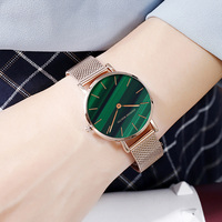 Montres-bracelets à quartz de luxe pour femmes, best-sellers, boîtier en acier unique avec affichage du cadran à aiguilles, cristal tendance, personnalisable pour femmes