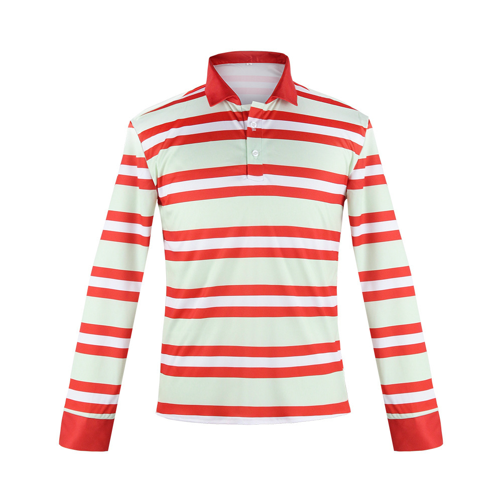 Stranger Things Red and White Striped T-Shirt