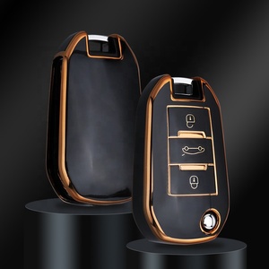 Étui de protection pour clé de voiture en TPU facile pour Peugeot 208 308 408 508 2008 3008 4008 307 <span class=keywords><strong>Citroen</strong></span> C4L CACTUS <span class=keywords><strong>C5</strong></span> C3 C6 C8 - Product Image 1