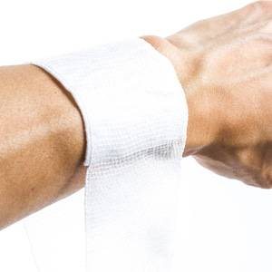 Venda de primeros auxilios PBT de 6 cm x 4 m, vendaje hemostático elástico no tejido para el cuidado de heridas - Product Image 1