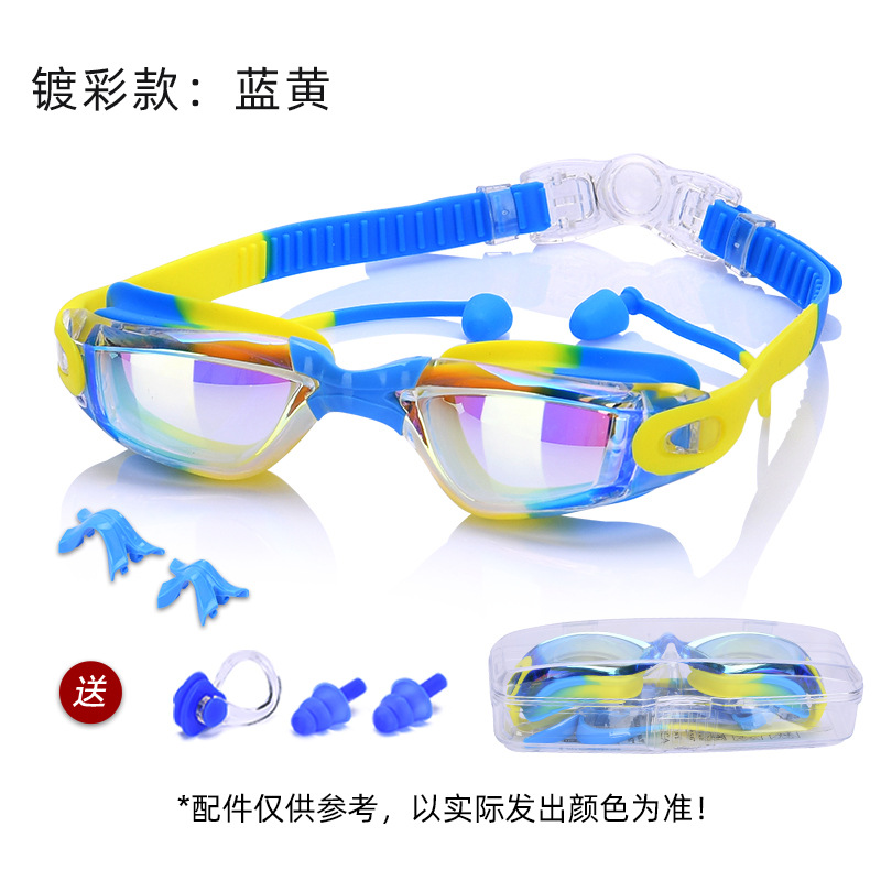 Blue and yellow chrome