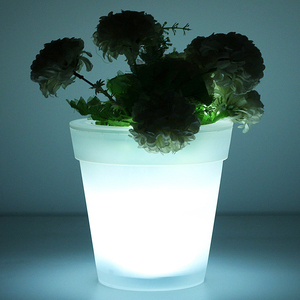 Finition enduite de poudre de pot de fleur rougeoyante de haute qualité de LED pour la maison et le jardin prix Offre Spéciale de petite taille - Product Image 3