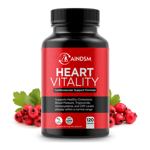 Cápsulas de Vitalidad Cardíaca a Buen Precio, Suplemento Herbal para Fortalecer el Corazón, Mejora el Enfoque y la Claridad Mental, Cápsulas para una Vitalidad Cardíaca Saludable - Product Image 1