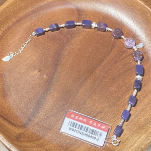 新しいスギライトパープルジェムストーンビーズ、天然ラウンドビーズブレスレットジュエリー製作、バルク、第三者認証済み - Product Image 6