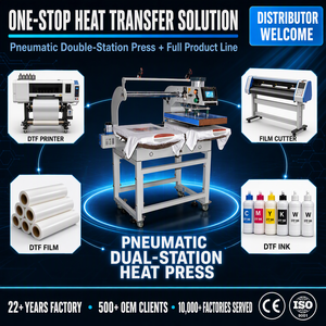 Prensa de Calor Automática de Doble Placa para Sublimación de Prendas <span class=keywords><strong>y</strong></span> Textiles, Suministro Directo de Fábrica - Product Image 1