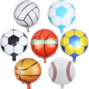 Ballons <span class=keywords><strong>de</strong></span> football <span class=keywords><strong>de</strong></span> 18 pouces, <span class=keywords><strong>ballon</strong></span> <span class=keywords><strong>de</strong></span> sport <span class=keywords><strong>de</strong></span> <span class=keywords><strong>volley</strong></span>-ball, ballons <span class=keywords><strong>de</strong></span> basket-ball <span class=keywords><strong>de</strong></span> décoration <span class=keywords><strong>de</strong></span> fête d'anniversaire - Product Image 1