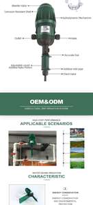 Pompe doseuse <span class=keywords><strong>automatique</strong></span> pour engrais proportionnel, idéale pour les systèmes d'irrigation goutte à goutte agricoles - Offre Spéciale - Product Image 4