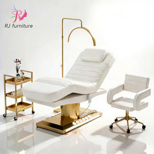 Lit de massage électrique 3 moteurs rose de luxe pour salon de beauté, spa et soins du visage – Vente chaude, idéal pour les salons de massage - Product Image 2