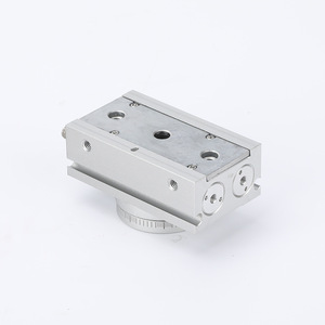 กระบอกสูบโรตารี่ Msqb 10 20A แบบเกียร์ ตัวเครื่องอะลูมิเนียม ใช้ลม หมุนได้ 90 180 องศา - Product Image 3