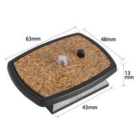 Adaptador de montaje de cámara, accesorios de cámara fotográfica, placa base de liberación rápida para yunteng, trípode de repuesto, venta al por mayor