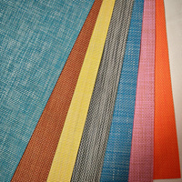 Tissu en maille de polyester tissé enduit de vinyle coloré STARUNK 2x2, rouleau de tissu enduit de PVC pour sacs de plage, chaises longues