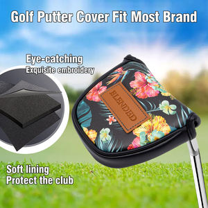 Funda de Piel Sintética para Cabeza de Putter de Golf, Diseño Nuevo, Magnética, con Bordado - Product Image 4