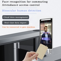 Dispositivo de Control de Acceso Tendcent TM-P1 con Pantalla LCD de 10.1 Pulgadas, Reconocimiento Facial Biométrico, Visión Nocturna, Audio Bidireccional y Android 11