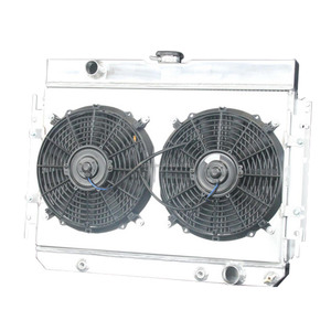 Radiateur de refroidissement tout en aluminium avec cache de ventilateur pour <span class=keywords><strong>Chevrolet</strong></span> Bel Air Biscayne Caprice Chevelle El Camino <span class=keywords><strong>Impala</strong></span> 1965-1969 - Product Image 3