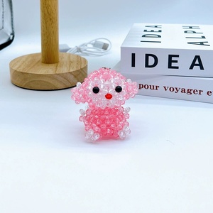 Llaveros de animales personalizados, regalos promocionales, dijes para mochilas escolares infantiles, abalorios acrílicos transparentes de 6mm DIY, llavero de mono adorable - Product Image 1