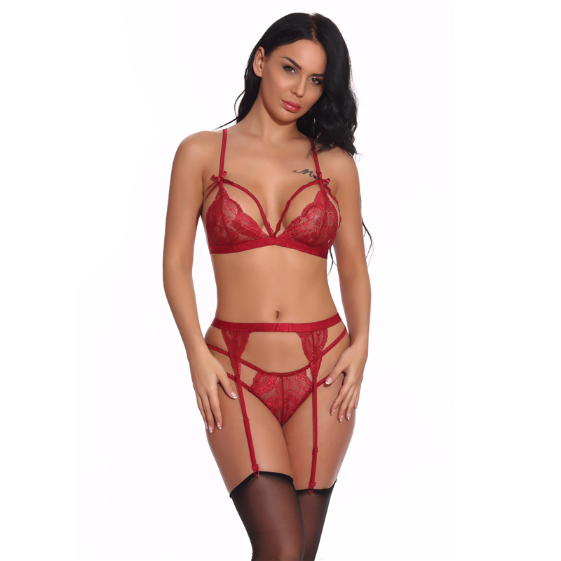 Wholesale Hot Sexy Women'S Underwear Lace Mature Lingerie See Through Bra And Panty  Ladies