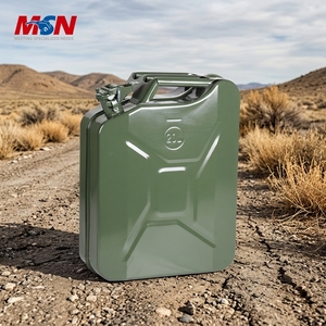 Réservoir de carburant de secours MSN toutes saisons, étanche, taille ajustable, <span class=keywords><strong>homologué</strong></span> DOT UN, acier laminé à froid 0,8 mm, bidon métallique de 20 L - Product Image 1