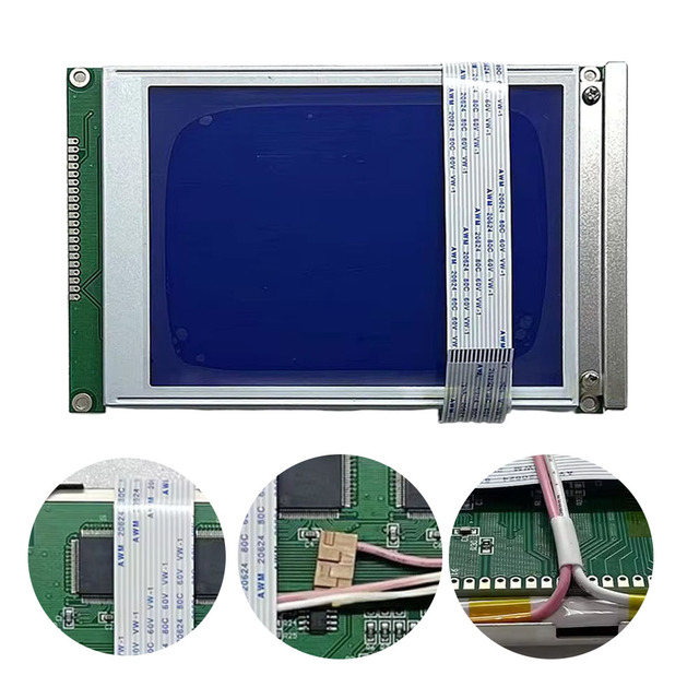 New for APEX HG322421 P322421-02CWNHCWB-0201 RG322421 Compatible 5.7 Inch 14 Pin LCD Display for Merlo Telehandler Merlin System