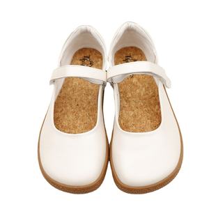 Sandalias Planas Casuales para Niños y Jóvenes TipsieToes, Sandalias Descalzas Cruzadas Negras de Cuero Genuino Transpirable, Sandalias Ergonómicas con Caída Cero - Product Image 1