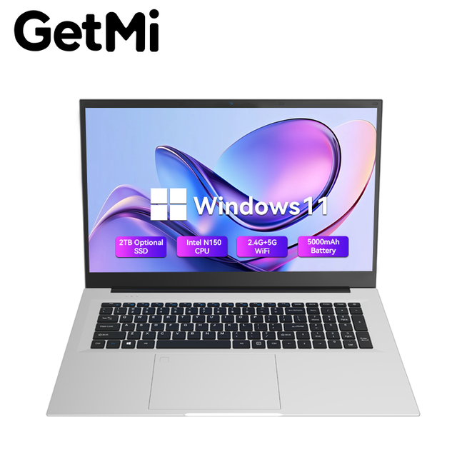 GetMi 18.5" Inch Business Convertible Tablet Laptop Intel N150 Processor English Keyboard 180 Opening Win 11
