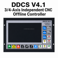 Contrôleur de mouvement CNC 4 axes JLE CNC TECH DDCS V3.1, système hors ligne, un ensemble pour machine de gravure CNC