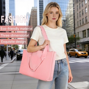 Bolsos de Moda para Mujer, Bolso de Mano con Lazo Coqueto, Bolso Tejido a Crochet, Bolso Tote Portátil, Bolso Tote Jacquard - Product Image 1