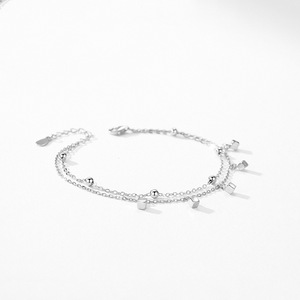 Gran oferta, venta al por mayor, pulsera de cubo geométrico de Plata de Ley 925, pulsera elegante de joyería fina para regalos de mujer - Product Image 3