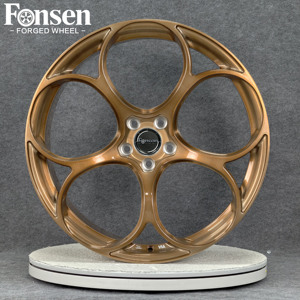 Cerchi in Lega Forgiati da 16-24 Pollici per Auto Passeggeri, Modello Quadrifoglio 5x120, per <span class=keywords><strong>Alfa</strong></span> Romeo Stelvio Giulia VW <span class=keywords><strong>Golf</strong></span> R32 - Product Image 1
