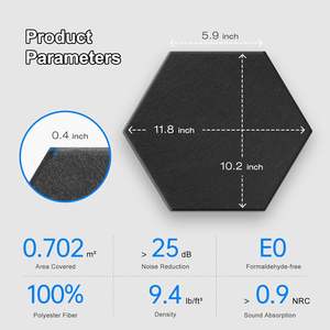 モダンな高密度防音壁パネル音響吸音プルーフパネル<span class=keywords><strong>3D</strong></span>モデルデザイン機能付き - Product Image 3