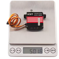 Servomoteur cyclique miniature KST X15-1809 V8.0 sans balais en métal HV 24Kgf.cm 0.07sec pour hélicoptères RC