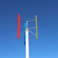 Éolienne verticale 1000w à 20kw éolienne verticale 5 Kw pour usage domestique système hybride solaire éolien en alliage d'aluminium Helios
