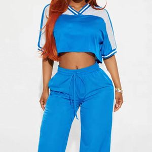 Women Cropped American Cheer Patchwork <b>Mesh</b> Fabric Practice Set Womens Boxy Crop <b>Top</b> College Football Jersey - Product Image 2