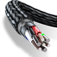 Cables USB 3 en 1 de Carga Rápida de 120W y 1.2m para Teléfono con Función de Transferencia de Datos, Venta al Por Mayor de Fábrica