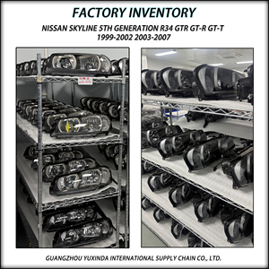 Original-Scheinwerfer Passend für Nissan Skyline R34 GTR GT-R der 5. Generation 1999-2002 Hauptscheinwerfer 99-02 2003-2007 - Product Image 6