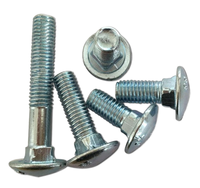 Boulon à tête champignon à col carré M60 en acier zingué brillant DIN603, boulon à tête ronde, fixations, vente en gros, OEM