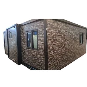 Casa Container Espandibile a Doppia Ala, Villa Mobile Pieghevole, Attrezzatura per Carico e Stoccaggio, Moderna e Traspirante - Product Image 1