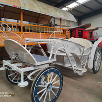 Chariot de princesse de luxe en forme de citrouille de Cendrillon de haute qualité avec chariot personnalisé