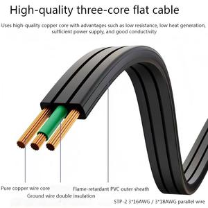 Mỹ được phê duyệt 3 pin cắm QP5-15P 15A/ 125V <span class=keywords><strong>ul</strong></span> dây nguồn 3 lõi AC điện cắm điện - Product Image 3