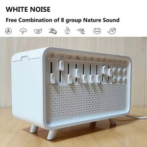 Nouveau modèle 10W BT Machine à bruit blanc portable, diffuseur d'arômes à flamme pour maison intelligente, 8 sons naturels, musique apaisante, design moderne - Product Image 3