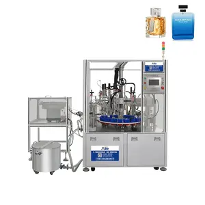 automatic perfume bottle filling machine perfume filling line glass bottle filler cologne essential oil filling capping machine