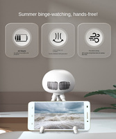 Nouveauté 2026 : Mini ventilateur portable rechargeable sans pales, en forme de pieuvre, pour poussette de bébé, avec pince de fixation