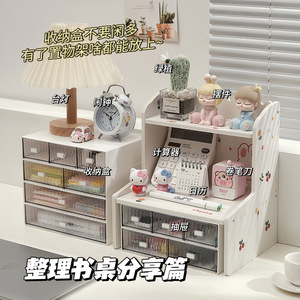 Étagère de bureau rectangulaire à double couche, organisateur de bureau polyvalent pour dortoir, utilisation au bureau, avec protection contre la poussière et l'humidité - Product Image 2