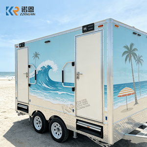 Remolque Sanitario Ecológico de 2 Cabinas, Remolque de Baño de Lujo, Baño Portátil para Camping y Caravanas - Product Image 5